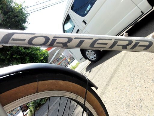 クロスバイク FORTERA ABCRUNCH 26インチ 7段変速 切替 シルバー