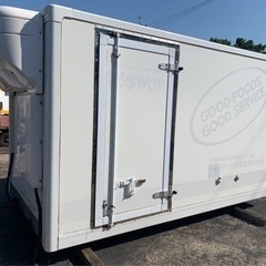 No.802 保冷バン 2ｔ 車  アルミ 箱 バイク 倉庫 トラック コンテナ 米 保管庫 物置 DIY