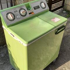 無料 三菱 レトロ 二層式洗濯機 CW-660(G) 千曲 通電未確認