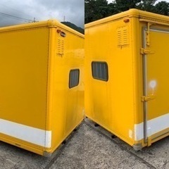 No.798 アルミバン 3ｔ 車  アルミ 箱 バイク 倉庫 トラック コンテナ 米 保管庫 物置 DIY