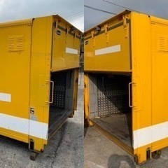 No.798 アルミバン 3ｔ 車  アルミ 箱 バイク 倉庫 トラック コンテナ 米 保管庫 物置 DIY