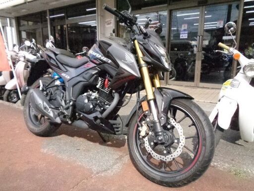 NO.4740　ホーネット２．０（ＨＯＲＮＥＴ２．０）　空冷４サイクル単気筒１８４ｃｃ　フューエルインジェクション車　ＡＢＳ付き　倒立フォーク　ブラック　☆彡