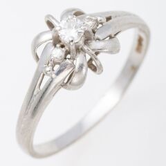 Pt900 ダイヤモンド 指輪 品番r23-93