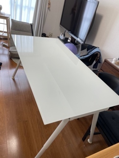 【値下げ中】IKEA GALANT ガラス天板 ダイニングテーブル【中古】