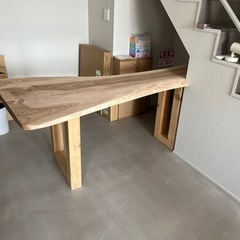 ケヤキテーブル　サイズなど一点物になります