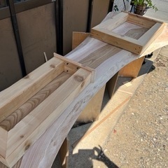 ケヤキテーブル　サイズなど一点物になります