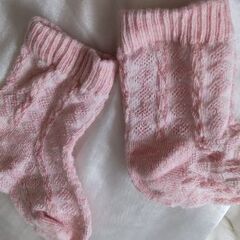 新生児用　靴下　ソックス　女の子　ピンク