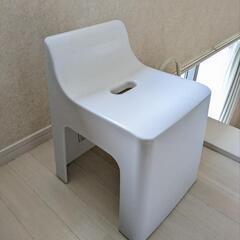 風呂　椅子　バスチェア　白　30cm