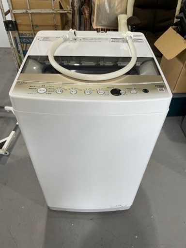 Haier 全自動洗濯機 6.0kg 2021年 JW-C60GK ハイアール ホワイト 縦型洗濯機