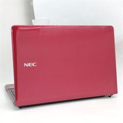 送料無料 赤色 レッド ノートパソコン 新品SSD 15.6型 NEC PC-LS150MSR