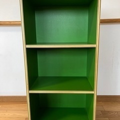 【決まりました🙏】③カラーボックス　カラーBOX グリーン　緑　...