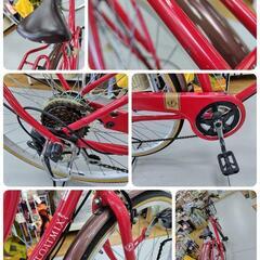 J285★多少使用感有り★普通自転車★FLOATMIX★LEDオート★6段変速★26インチ J285☆多少使用感有り☆普通自転車☆FLOATMIX☆LEDオート☆6