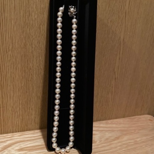 アコヤ真珠ネックレス　シルバークラフプ