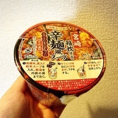 【お話し中】宮崎雑炊仕立て辛麺風スープ
