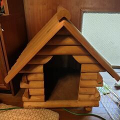 犬小屋、しっかりした作り、室内保存、アンティーク