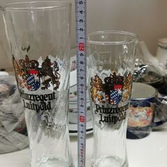 ドイツ製ビアグラス　大小２個