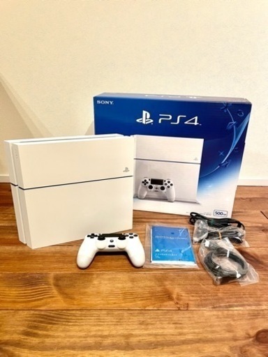 中古美品 外箱有 PS4 本体 PlayStation4 500GB CUH-1200AB02