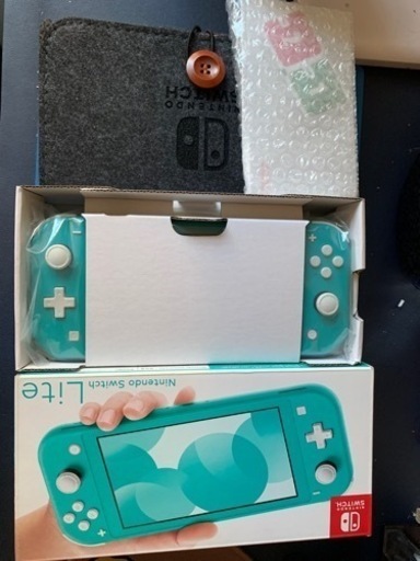【取引き中】switch lite　未使用収納ケース/フィルム