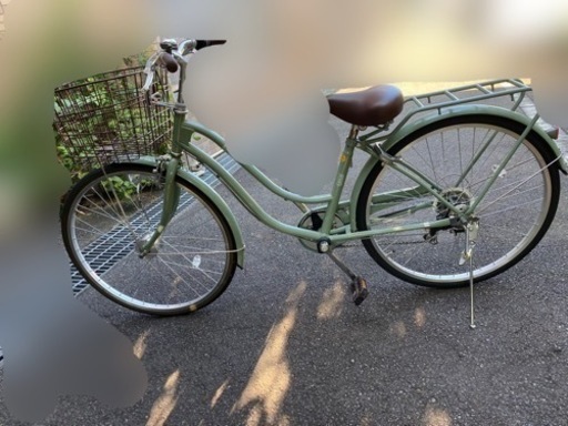 【お譲り先決まりました】自転車 クリオスEX ソフトカーキ　26インチ お譲り先決まりました】自転車 クリオスEX ソフトカーキ 26インチ