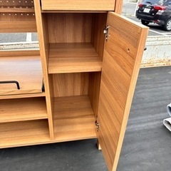 実売26900円 レンジボード 幅85.5cm 奥行40cm 高さ90cm