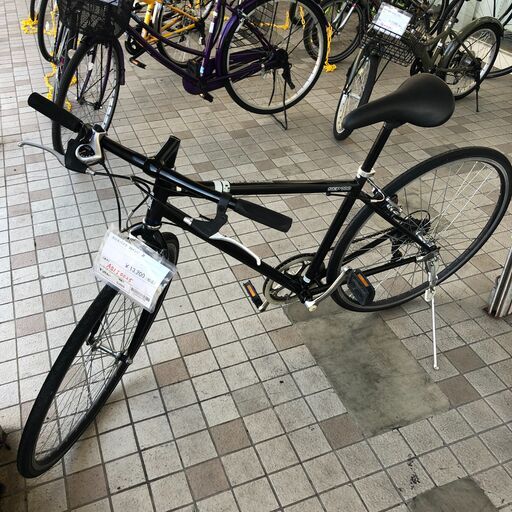 ★ジモティ割あり★  クロスバイク 28インチ 黒 クリーニング済み SJ2856
