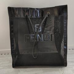 【中古 難有り】フェンディFENDI メッシュトートバッグ