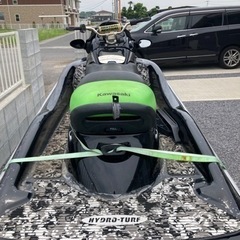 【ネット決済】ジェットスキーkawasaki 15F、軽トレーラ...