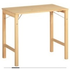 <予約中>無印テーブル、IKEA 椅子　一緒