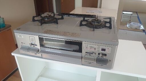 売り切れ】リンナイ 二口＋グリル付コンロ LPガス（プロパンガス）用