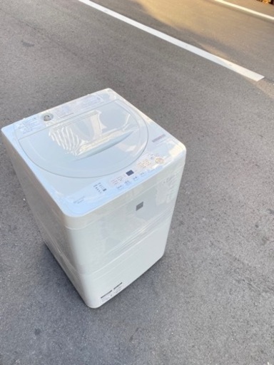 ‍♀️☘️大阪市内配達設置無料‍♀️シャープ洗濯機5.5kg 風乾燥3kg保証有り