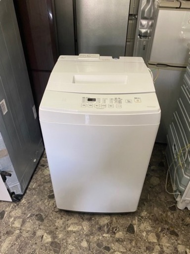 配送無料可能　2020年全自動洗濯機 ホワイト IAW-T703E [洗濯7.0kg /乾燥機能無 /上開き]