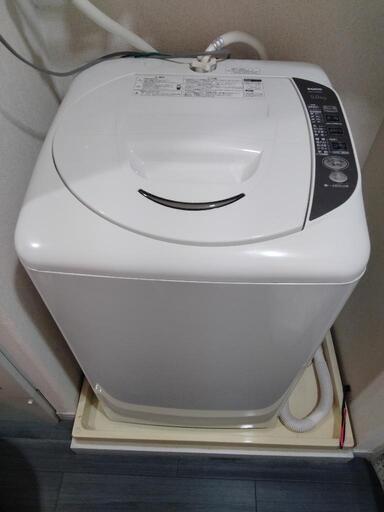 洗濯機　５kg　動作OK　１人用