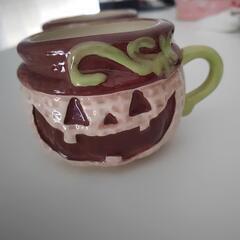 【ネット決済】ハロウィンカップ（陶器）二個