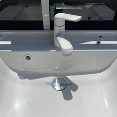 洗面台シンクとミラー