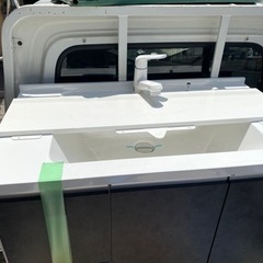 洗面台シンクとミラー