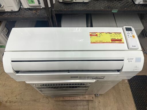 K04379　三菱　中古エアコン　主に10畳用　冷房能力　2.8KW ／ 暖房能力　3.6KW