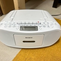 ラジオCDカセットデッキ　コンパクト