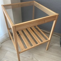 NESNA ネスナ サイドテーブル, 竹, 36x35 cm 