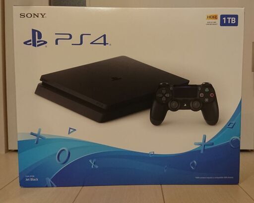 【中古・コントローラー無し・北米版】PlayStation4　ジェットブラック1TB