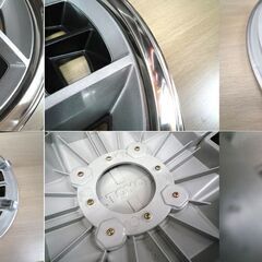 車種不明 トヨタ純正 ホイールキャップ 715745-0011 直径 約38.4cm 4枚 セット　中古 ホイールカバー 苫小牧西店