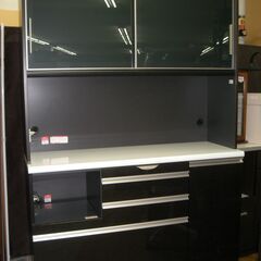 R089 国産ユーアイ製 キッチンボード、食器棚、幅140cm ...