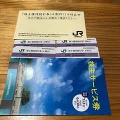 JR株主優待券　4枚在中　株主サービス券