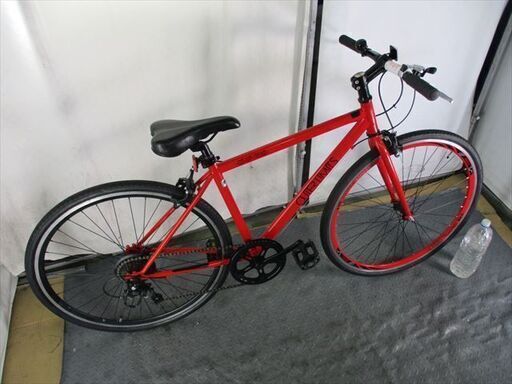 C945☆15800円☆整備済み スポーツ中古自転車 レッド 6段変速 46cm