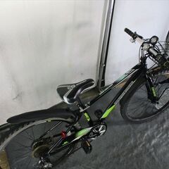C947★14800円★整備済み 中古子供自転車 JrMTB　LEDオートライト　6段変速　メーター付き【26インチ 】 C947☆14800円☆整備済み 中古子供自転車 JrMTB LEDオートライト 6段