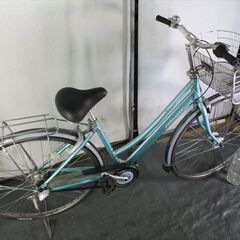 C948　限定特価　整備済み★ブリヂストン　アルベルト　ライトブルー★ 中古自転車 【27インチ 】