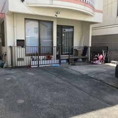 中古のアルミフェンス