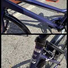 自転車 OFFICE PRESS ALUMINIUM6061 28インチ フレームサイズ510 変速あり ブルー【ユーズドユーズ名古屋天白店】J2687