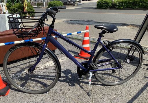 自転車 OFFICE PRESS ALUMINIUM6061 28インチ フレームサイズ510 変速あり ブルー【ユーズドユーズ名古屋天白店】J2687