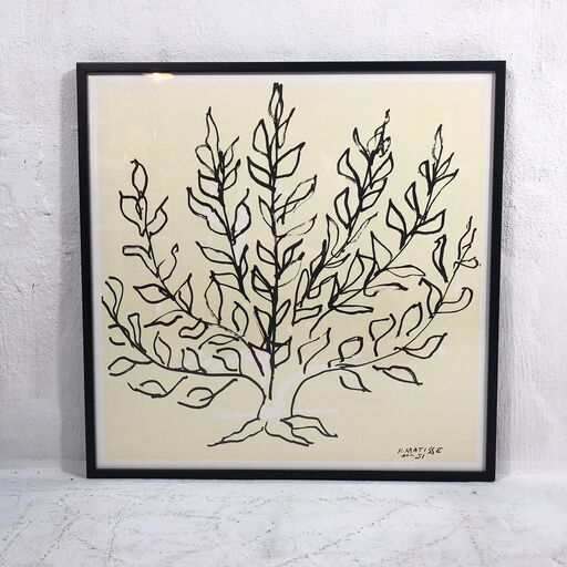 ✨期間限定・特別価格✨Henri Matisse 「低木」 アートポスター アンリ・マティス IDEE取扱絵画 インテリア雑貨