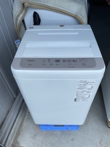 値下げ⭐︎愛知近郊配送無料　Panasonic 6kg洗濯機　NA-F60B14  2021年製